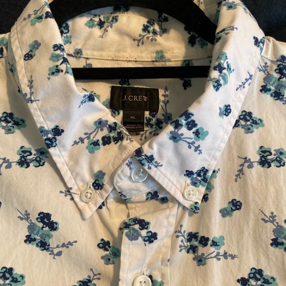 J. Crew short sleeve patterned button down! - Picture 2 of 2
